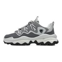 FILA 斐乐 FUSION斐乐潮牌男QD 96 DX未来潮鞋2024春休闲鞋老爹鞋 藕灰/烟灰-VQ 43