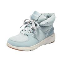 斯凯奇(Skechers)女士休闲鞋厚底高帮鞋子女144194 浅蓝色/LTBL 35