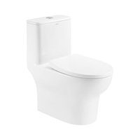 法恩莎 小户型家用连体马桶一级水效喷射漩涡自洁釉面坐便器 FB16211L