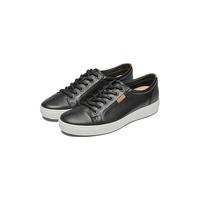 ecco 爱步 柔酷7号系列 男士低帮休闲鞋 430004 黑色 44