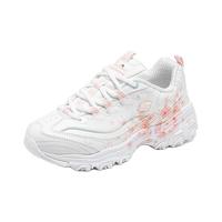 SKECHERS/斯凯奇 厚底增高 女士休闲鞋  白色/粉色/WPK