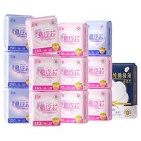 舒莱 shecare hecare 舒莱 shecare 医护级卫生巾 日夜用组合92片