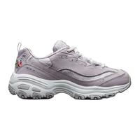 SKECHERS 斯凯奇 女鞋厚底老爹鞋绣花熊猫鞋休闲鞋11977 薰衣草色/LAV 36