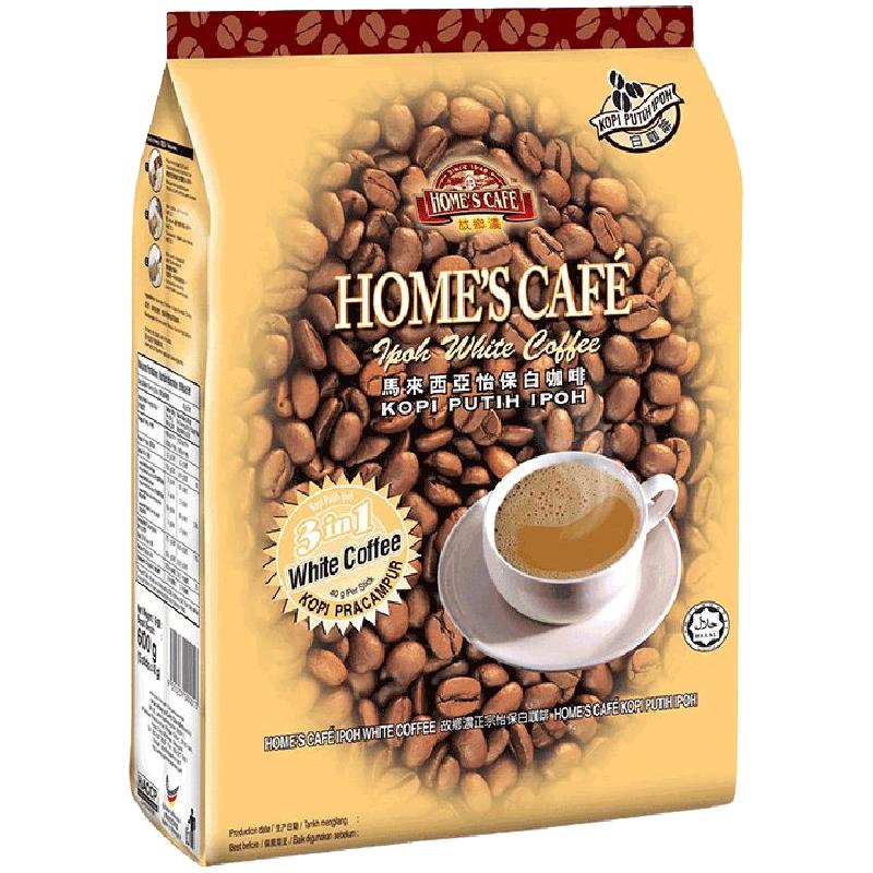 HomesCafe 故乡浓 3合1 马来西亚怡保白咖啡 600g