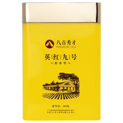 PREMIUM TEA 广东特产茗茶英德红茶英红九号年货送礼红茶一级功夫红茶茶叶醇香型250g