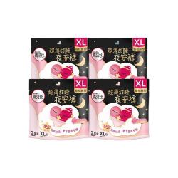 高洁丝 夜安裤安睡安心拉裤女月经期用姨妈产妇大码安全裤卫生巾 XL 8条 120