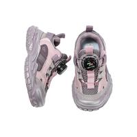 天美意天美意儿童2025年秋季女童中大童软底休闲鞋男童百搭潮运动鞋 粉色 26