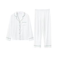 【优雅轻奢】光泽暗纹春秋长袖睡衣女士家居服高级感套装
