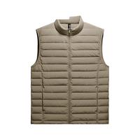 Bananain 蕉内 氢气301Air男士轻薄羽绒服圆高领修身羽绒马甲 10110470111v2 高领款 雾山棕 XL