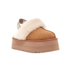 UGG 秋季女士包头厚底LOGO松紧带休闲懒人毛毛鞋 1113474