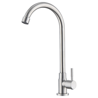 莱尔诗丹 不锈钢单冷厨房水龙头 360度可旋转洗菜盆龙头水槽单冷龙头LD5165