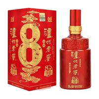 泸州老窖 8年窖头曲 品藏 52%vol 浓香型白酒 500ml*2瓶 礼盒装