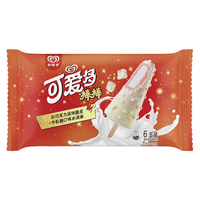 和路雪 WALL'S 可爱多棒棒 白巧克力风味脆皮+牛轧糖口味冰淇淋 77g*6支