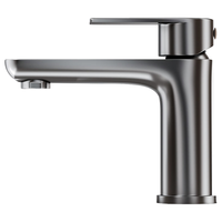 科固 水龙头洗脸盆面盆冷热枪灰色 卫生间浴室柜台盆洗手池龙头 K1011