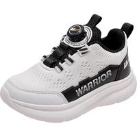  WARRIOR/回力 轻便透气 女童跑步鞋  米黑 29