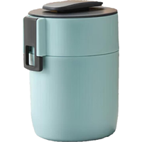 唯铭诺（WEIMINGNUO）304不锈钢保温汤罐早餐汤杯便当餐杯 450ml米色