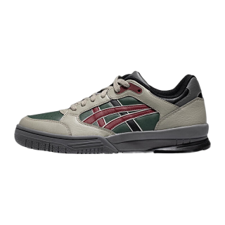 ASICS 亚瑟士 运动休闲鞋男鞋女鞋复古板鞋舒适篮球鞋 GEL-SPOTLYTE LOW 绿色/灰绿色/红色 42.5