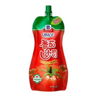 McCormick 味好美 高纤维番茄沙司无添加家用薯条番茄酱200g*4袋