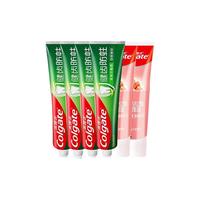 Colgate高露洁喜马盐健齿防蛀牙膏亮白去渍去口臭含氟成人 喜马*4+健白*2