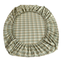 金号 全棉床笠 150cm*200cm 绅士格绿