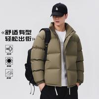 马克华菲 【轻潮穿搭】立领男士秋冬棉衣舒适加厚外套男御寒保暖休闲棉服男