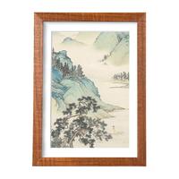 Glosen 金隆兴 实木相框摆台A4相框挂墙画框装裱照片装饰营业执照正副本框柚木色