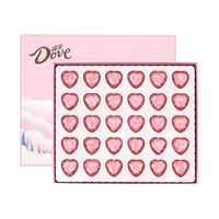 德芙（Dove）巧克力礼盒三八女神节送男女友办公零食婚庆喜糖果 德芙心语30粒 礼盒装 150g 德芙恋语巧克力礼盒