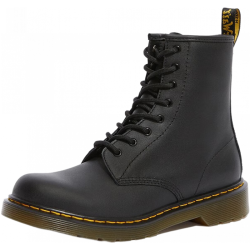 Dr.Martens 春夏1460  舒适机车靴拉链软皮黑色8孔马丁靴 黑色 38