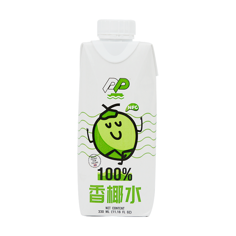 PANDA PEARLS泰国香水椰椰子水330ml*12瓶100%椰青水果汁