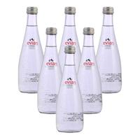 依云(evian)玻璃瓶装 330ml*20瓶/箱 天然矿泉水