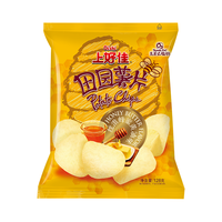上好佳 田园薯片净含量 128g丝滑蜂蜜黄油口味薯片休闲零食小吃