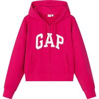 Gap女装春夏款LOGO连帽法式圈织软卫衣洋气外套402167
