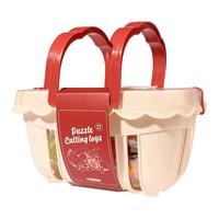 mobee 儿童果蔬切切乐玩具 20件｜收纳篮套装