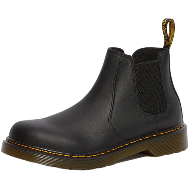 Dr.Martens 马丁2976  英伦风时尚短靴软皮黑色切尔西靴 黑色 37