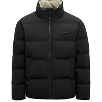 海澜之家（HLA）羽绒服男25山不在高立领保暖鸭绒外套男冬季 黑色95 M 170/88A 125~136斤