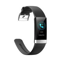 fitup V19 智能手环 黑色 黑色硅胶表带（ECG、血压、血氧)
