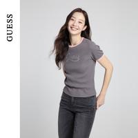 GUESS 女士简约圆领T恤 W4PP95K2Q40