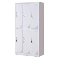 佐盛更衣柜员工柜储物柜铁皮柜存包柜鞋柜碗柜六门更衣柜