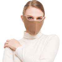 勋阳宇乐秋冬保暖口罩户外加厚防风防寒防尘护眼角3D立体德绒男女骑车 卡其德绒口罩厚 均码