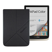 PocketBook 电纸书彩色墨水屏7.8英寸听书文字转语音阅读灯智能电子书内存可拓展自由安装软件 墨玉黑套装(阅读器+保护套)