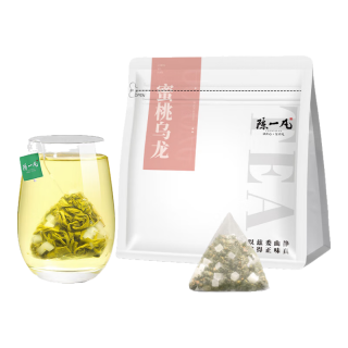 移动端、京东百亿补贴：陈一凡 蜜桃乌龙茶可冷泡茶台湾高山冻顶乌龙茶花果香三角包50包袋装150g