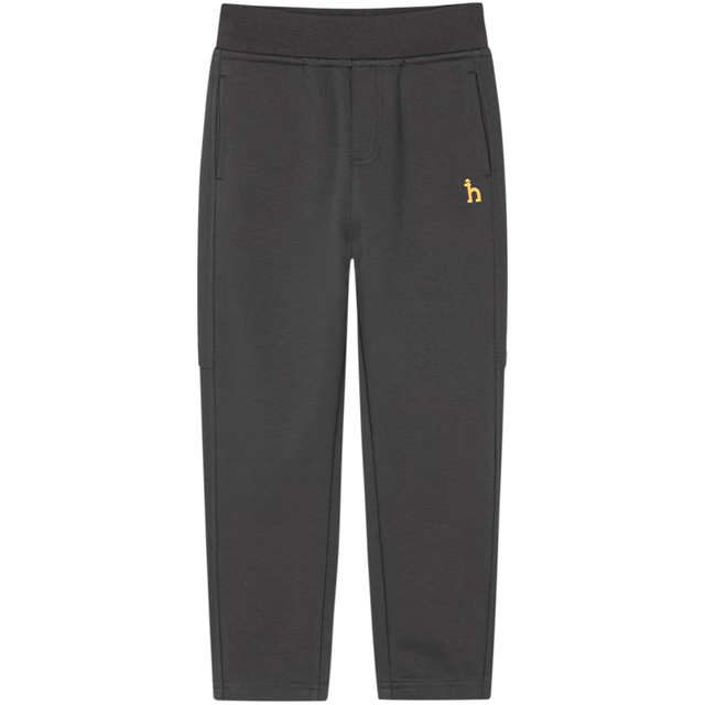 哈吉斯 男童百搭针织长裤 暗石灰