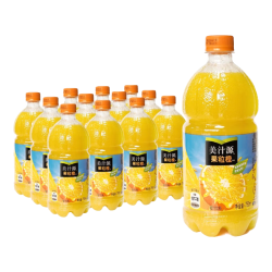 美汁源 Coca-Cola 可口可乐 Minute Maid 美汁源 果粒橙橙汁饮料 750ml*12瓶