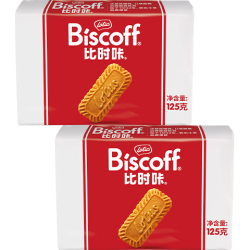 Lotus Biscoff比时咔和情125g*2比利时进口焦糖饼干下午茶办公室零食