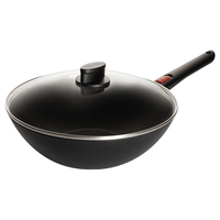 WOLL 弗欧 2024德国不粘锅无涂层不粘锅麦饭石炒菜家用电磁炉炒锅 钻石QXR系列炒锅30cm