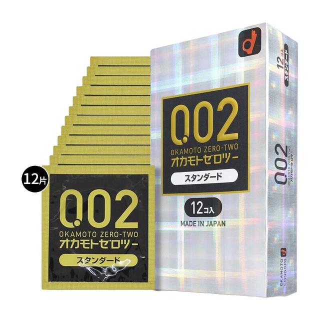 冈本 002系列 超薄标准安全套 12片
