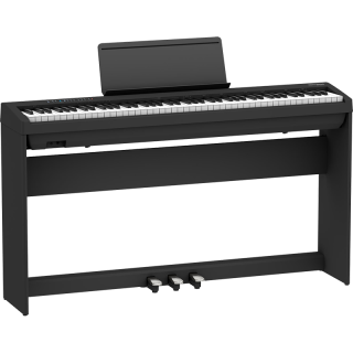 Roland FP-X系列 FP-30X 电钢琴 88键配重 黑色 主体+琴架+金属三踏板