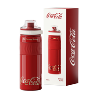 NONOO可口可乐联名保温杯男女士大容量316不锈钢运动车载水杯 可乐红