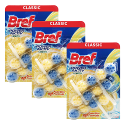 Bref 悬挂式马桶清洁球 柠檬味 洁厕宝 150g 3盒