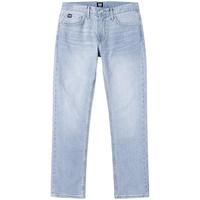 李 Lee25春夏723修身中腰直筒怀旧复古中深蓝男牛仔裤潮流A08101 中深蓝 28